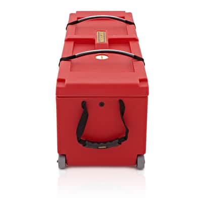 Hardcase HNP28WR 28" Hardware Case With Wheels Red image 4
