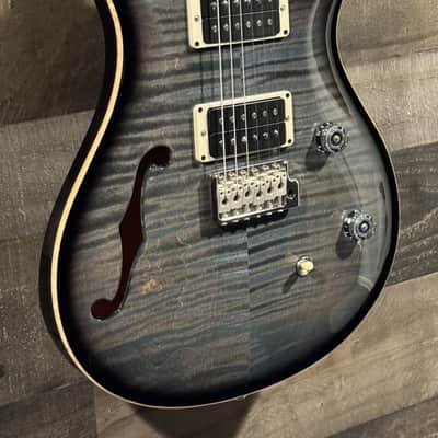 PRS CE24 Semi-Hollow Faded Blue Smokeburst #7783 image 3