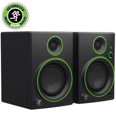 Mackie CR5BT Powered 5 Studio Monitors Black Bundle with On-Stage SMS6000-P Studio Monitor Stand, Auray IP-S Isolation Pad for Studio Monitor (2-Pack), Hosa Stereo 1/4" Male Phone TRS Cable 10 image 2