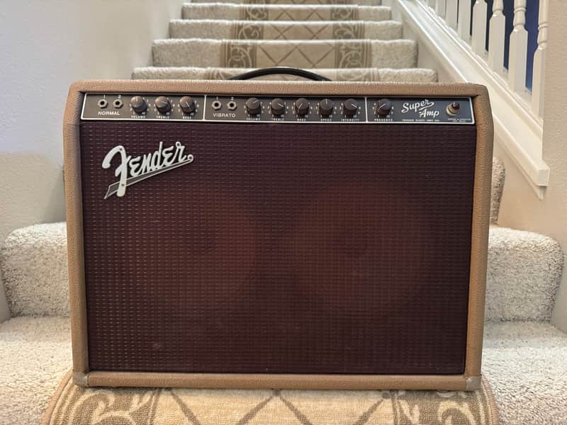 Fender Super Amp 1961 - pinkish brown image 1