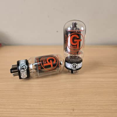 Groove Tubes GT6L6 GE Matched Set Pair 6L6 Vacuum Tubes Made USA image 1