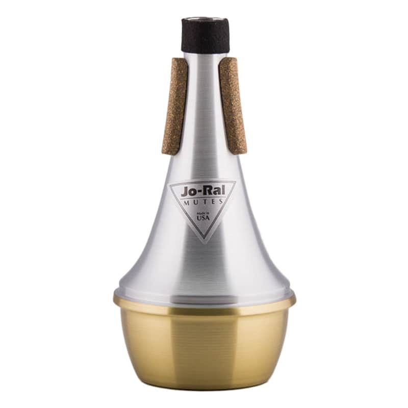 Jo-Ral Trumpet Straight Mute-Brass Bottom TPT1B image 1