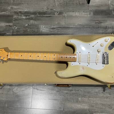 Fender American Vintage '57 Stratocaster 2002 White Blonde image 8