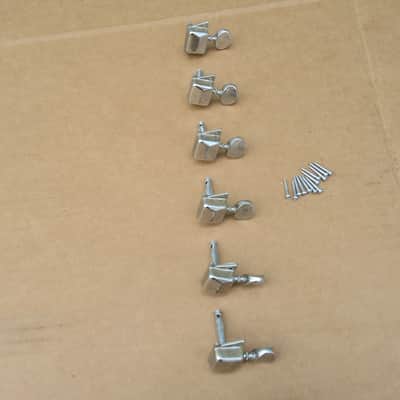 1960s 70s Teisco Marquis Metal Guitar Tuners Kay Univox National 6 In Line image 1