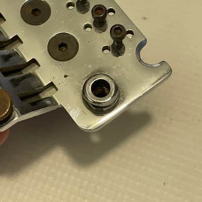 1980's Era Kramer Guitars German Made Original Floyd Rose Chrome Tremolo Bridge Base Plate Frame image 12