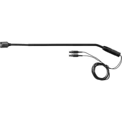 Shure MX415WRLPDF/N 15" Dualflex Modular Gooseneck Microphone with Light Ring Status Indicator, No Preamp, White image 2