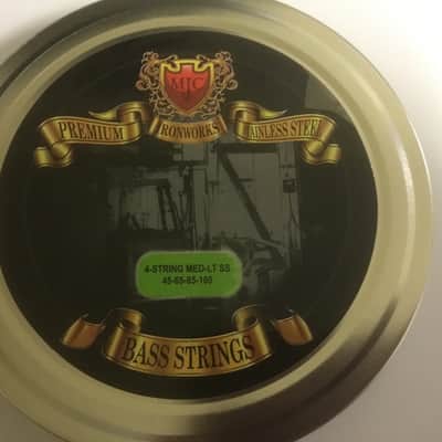 MJC IRONWORKS 4-String Bass MED-LT STAINLESS STEEL 2019 image 1