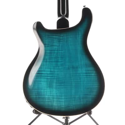 PRS SE Hollowbody II Piezo Electric Guitar - Peacock Blue Burst (P) (13064) image 2