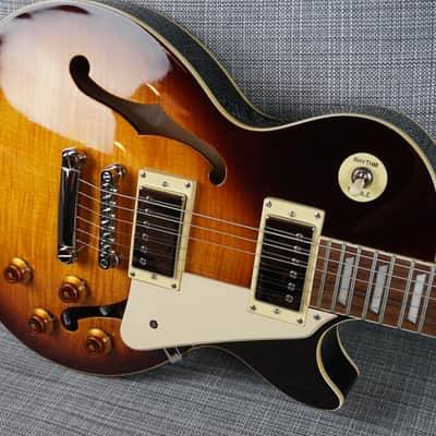Epiphone Gibson Les Paul ES Hollow Body 1999 Dark Burst Rare Finish Solid image 2