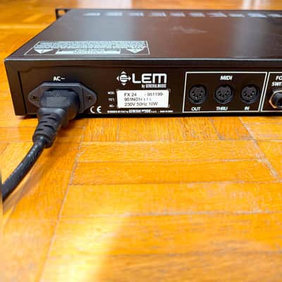 LEM FX-24 Multi-effect Reverb Delay Box! Made in Italy in 1990s! With original printed manual! image 11