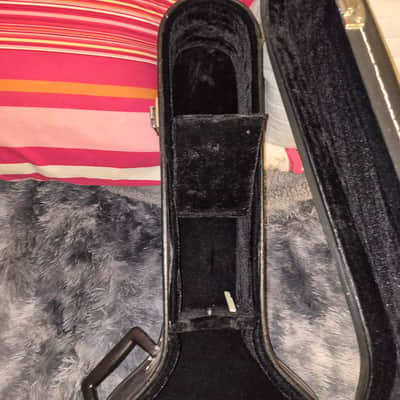 Washburn GCEADLX Deluxe Florentine Electric/Acoustic Guitar Case 2010s - Black image 6