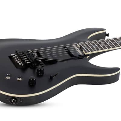 Schecter C-1 FR S SLS Evil Twin Satin Black SBK Electric Guitar + Hardshell Case C1 Sustainiac - BRAND NEW image 9