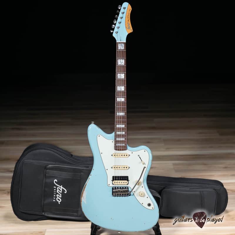 Fano JM6 Alt de Facto HSS Trem Guitar w/ Lollar Blondes & Imperial – Sonic Blue image 1