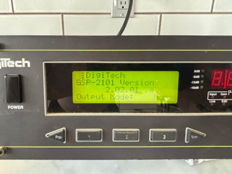 DigiTech GSP2101 | Reverb