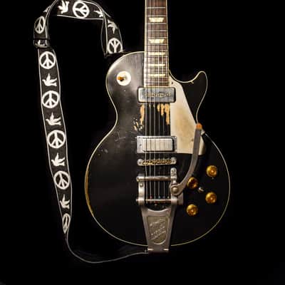 Dax&Co. Heavy Aged Neil Young "Old Black" style Gibson Les Paul Guitar Relic W/ Case! image 1