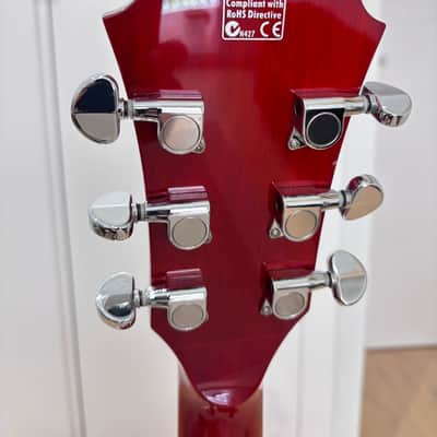 TV Jones upgraded Ibanez Artcore AF75D 2006 - Orange image 9
