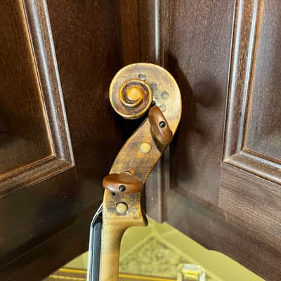 *Video demo* Flamed Fiddle Vintage c. 1880-1910 -Full size 4/4 image 6