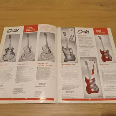 Vintage 1968 Guitar Guitar and Bass Catalog! Rare, Original Case Candy, Paperwork! image 5