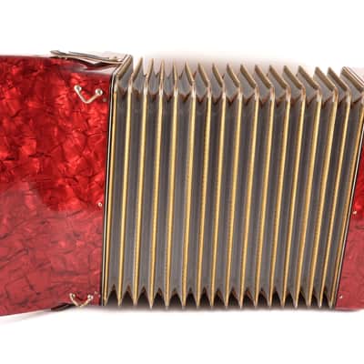 Rare Vintage Accordion Delicia Accord V 48 bass,8 registers (5+3)~Czech Republic - Video image 11