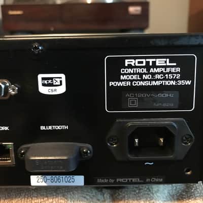 Rotel RC-1572 Stereo Preamplifier - Black image 7