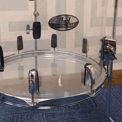 Pearl Crystal Beat 14″ x 13″ Floor Tom Drum – Clear image 3