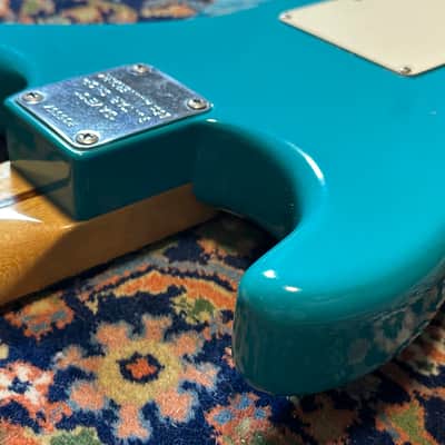 Fender Custom Shop '57 Dave’s Guitar Shop 25th Anniversary Relic Stratocaster 2007 Taos Turquoise image 16