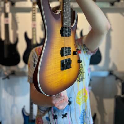 Ibanez RGA42FM-DEF - Dragon Eye Burst Flat image 2