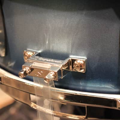 Slingerland Radio King 4-pcs Blue/Silver Lacquer Drum Set (20-12-14-14) - New! image 11