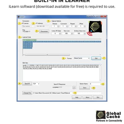 Global Caché IP2IR-P iTach Wired TCP/IP to IR with Power over Ethernet image 6
