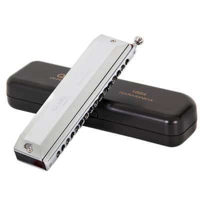 Chromatic Harmonica C Key 16 Hole 64 Tone Harp Harmonica French Harp Mouth Organ image 2