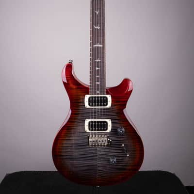 PRS SE Custom 24 Electric Guitar - Charcoal Cherry Burst w/ Gig Bag image 2