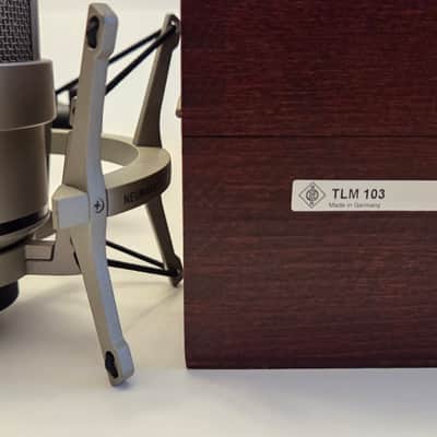 Neumann TLM 103 Large Diaphragm Cardioid Condenser Microphone with Neumann EA 4 Shockmount image 10