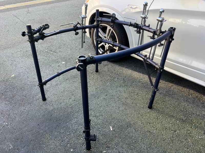Roland TD-10 TD-20 TD-30 Purple drum rack stand V-drums image 1