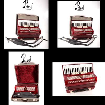 Immagine Royal Standard Montana (Weltmeister) 120 Bass Musette Top Accordion+Hard Case&Leather Straps - VIDEO - 3
