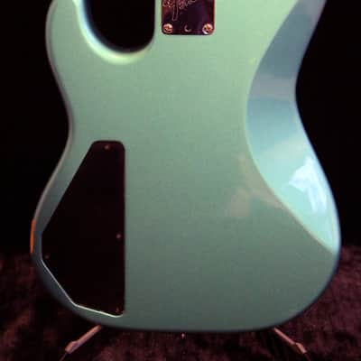1993 Fender USA Precision Plus Deluxe , "Longhorn" or "Boner" bass, Caribbean Mist image 5