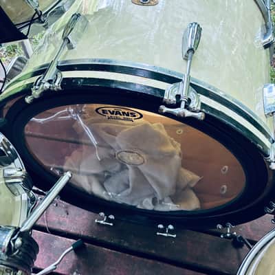 Slingerland Radio King 1950 - White Marine Pearl image 5