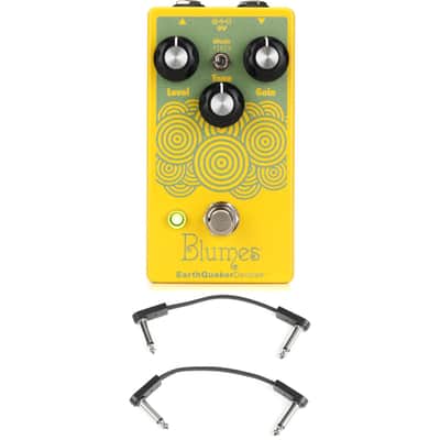 EarthQuaker Devices Blumes Low Signal Shredder Overdrive Pedal with EBS Patch Cables image 1