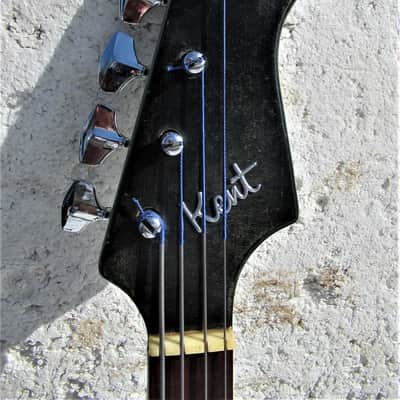 Kent  Basin St Bass Guitar, 1960's, Japan,  34" Scale, Very Cool image 2