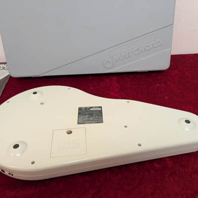 Vintage Suzuki Omnichord System Two Model OM-84 Synthesizer w/ Hard Case, Manual & Overlay 1984 - Ivory image 11