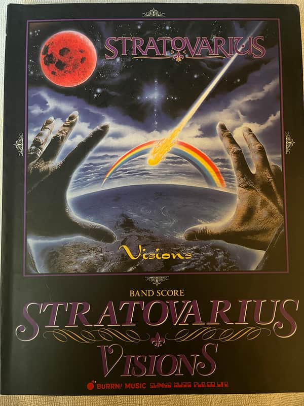 Stratovarius - Visions - Guitar and Bass tab / tablature Book - Japan image 1