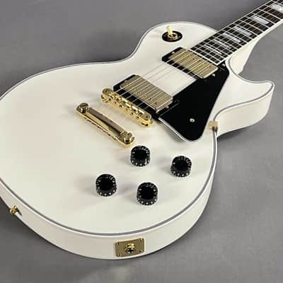 Gibson Custom Les Paul Custom Electric Guitar - Alpine White ~ As New Mint! image 1