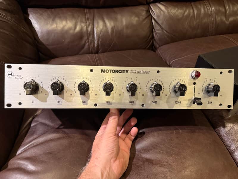 Mint! Heritage Audio MotorCity EQualizer 7-Band Graphic Equalizer 2021 - Present - Silver image 1