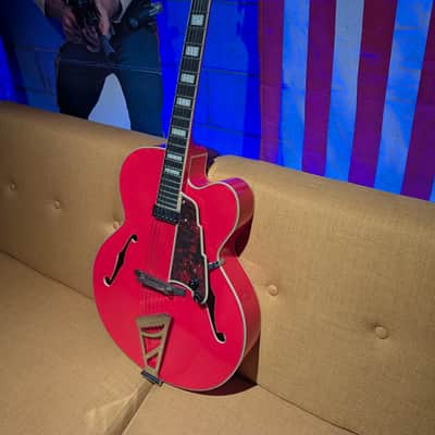 D'Angelico Premier EXL-1 Archtop (2018, Korean Peerless Factory) 2018 - Red image 3