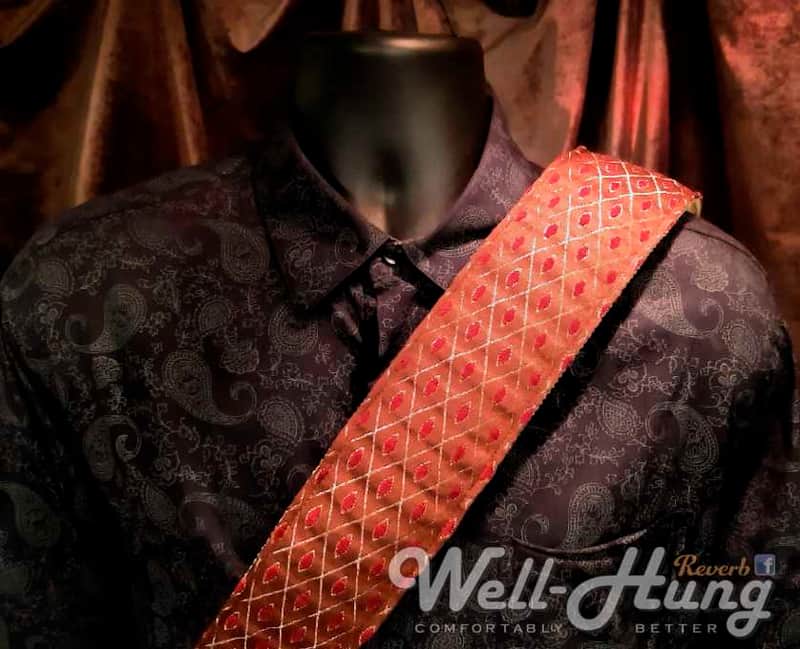 Well-Hung Amp'd Radio Ga-Ga in Vox-ish upholstery cloth in brown/gold/burgundy image 1
