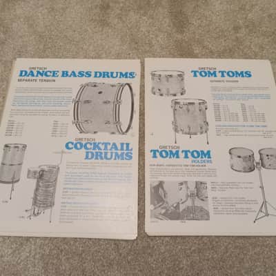 Vintage 1971 Gretsch Full-Line Drum Catalog! Rare, Original Case Candy, Paperwork! image 5