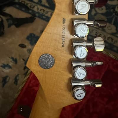 Immagine Fender American Select Stratocaster HSS with Rosewood Fretboard 2012 - Antique Burst - 3