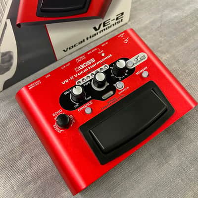 Boss VE-2 Vocal Harmonist Multi-Effect Unit 2014 - Present - Red image 3