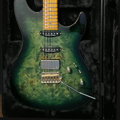 Sire Larry Carlton S10 HSS Transparent Green image 3