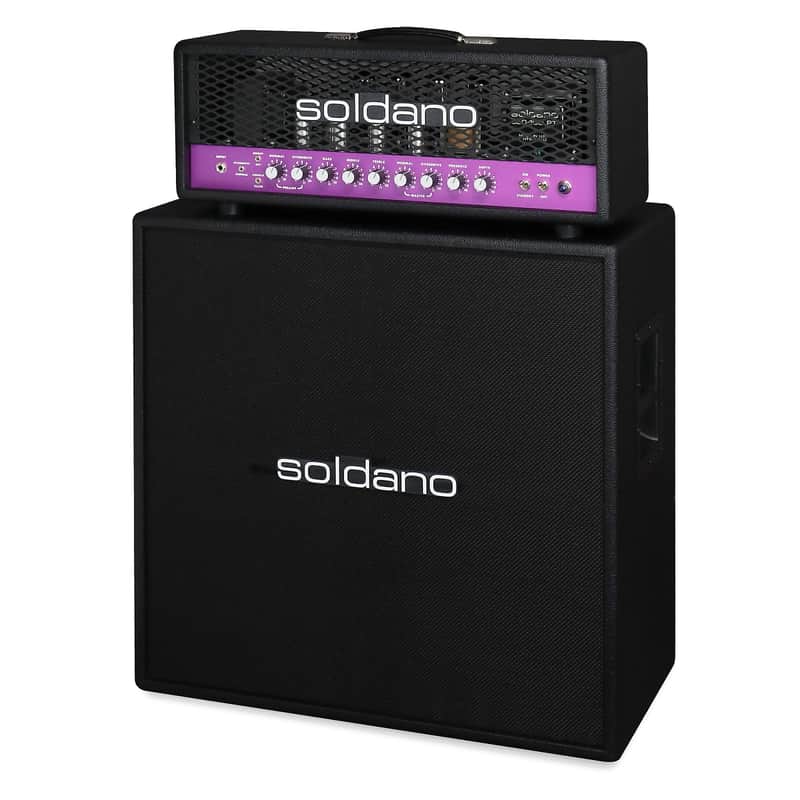 Soldano SLO-100 Custom Shop 2-Channel 100-Watt 4x12" Guitar Amp Half Stack image 2