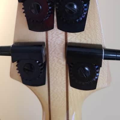 Rick Turner Custom Piezo Fretless Clear Burst image 17